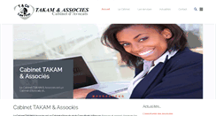 Desktop Screenshot of cabinettakam.com